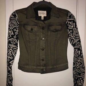 Jessica Simpson XS green jacket